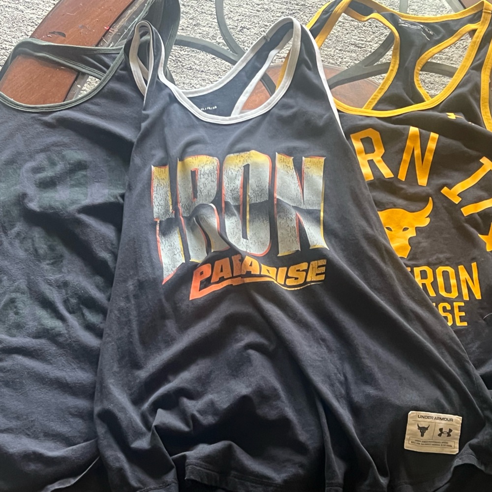 Project Rock stringer collection sizes XL